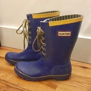 Lace-Up Hunter Rainboots
